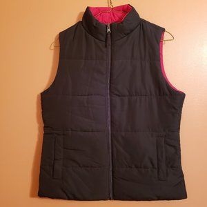Merona reversable puffer vest vest - M